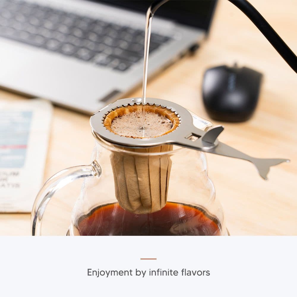 image-Grain Set Stainless Steel Coffee Machine