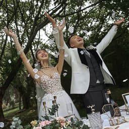 image-Lace V-neck Summer Couple Photo Shoot Travel Wedding Dress
