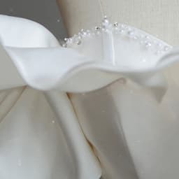 image-Satin Light Wedding Dress Bride French Super Fairy