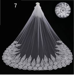 image-Bridal Wedding Dress Long Tail Luxury Super Fairy Wedding Veil