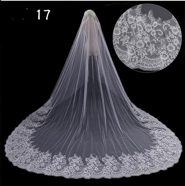 image-Bridal Wedding Dress Long Tail Luxury Super Fairy Wedding Veil