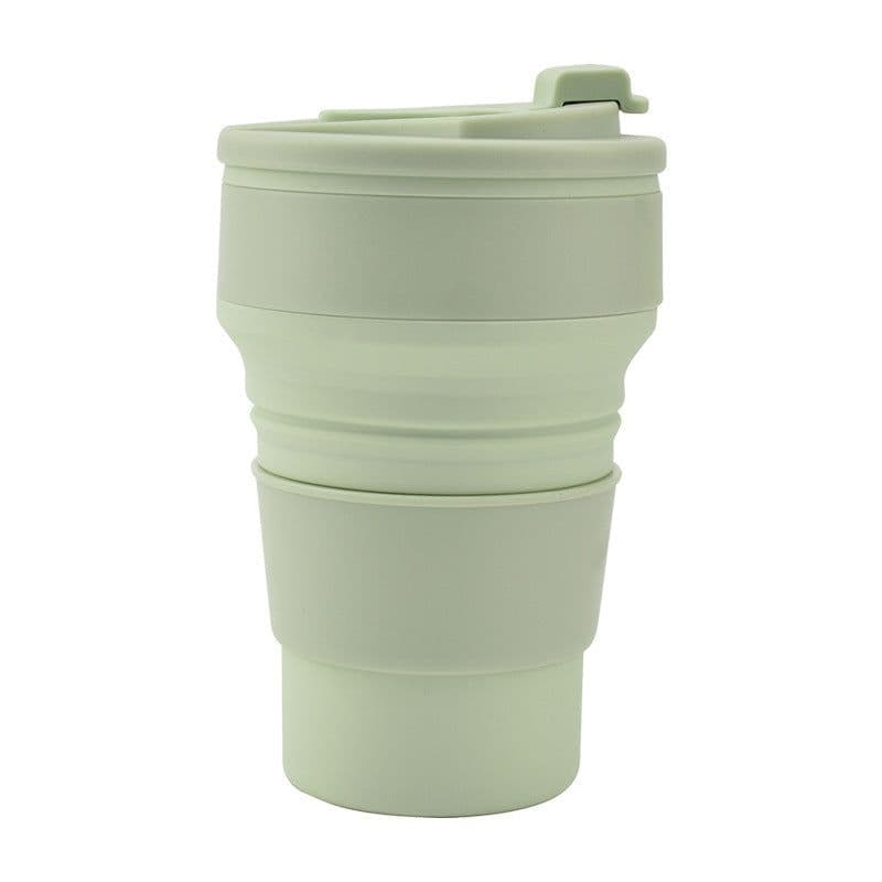 image-Kitchen Gadgets Folding Cup Collapsible Mug With Cover Coffee Travel Outdoors Portable Water Drinking Tea Cups