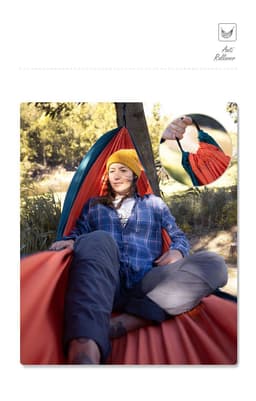 image-Hammock Outdoor Swing Double Anti-Rollover Outdoor Portable Camping Glider