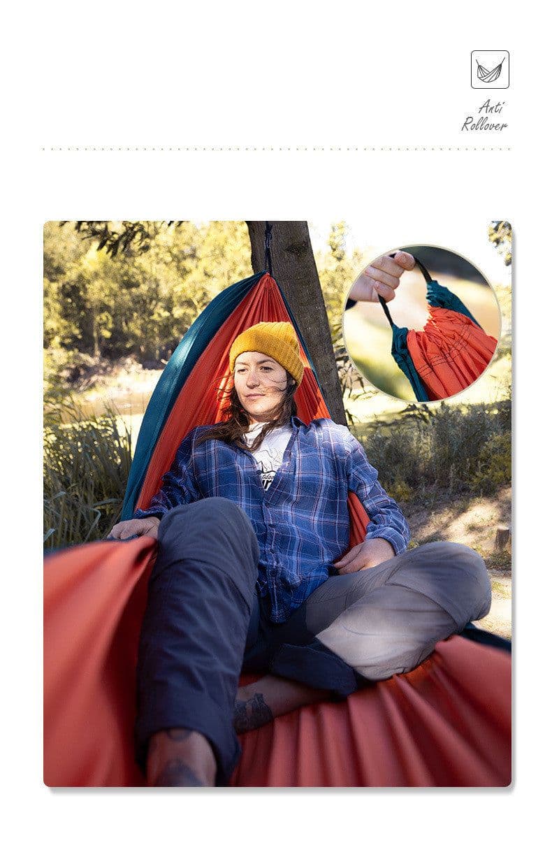 image-Hammock Outdoor Swing Double Anti-Rollover Outdoor Portable Camping Glider