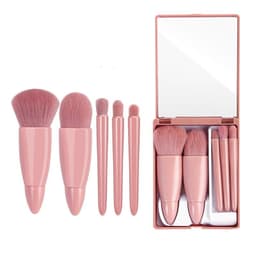 image-5Pcs Makeup Brushes Tool Set Cosmetic Powder Eye Shadow Foundation Blush Blending Make Up Brush