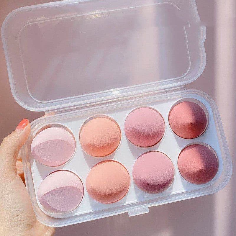 image-Do Not Eat Powder Beauty Egg Wet And Dry Puff Puff Sponge Soft Giant Makeup Egg With Storage Box