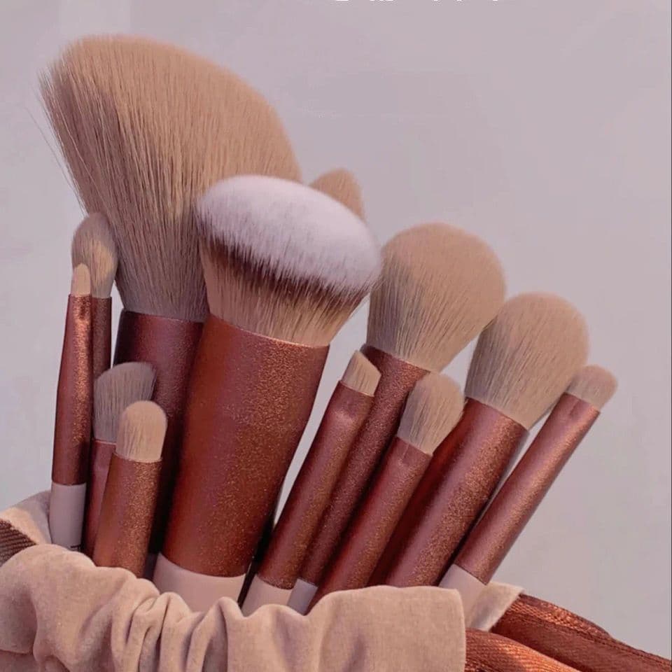 image-13 Makeup Brushes Green Beauty Quick-drying Set Super Soft Blush Loose Powder