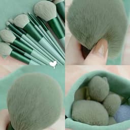 image-13 Makeup Brushes Green Beauty Quick-drying Set Super Soft Blush Loose Powder