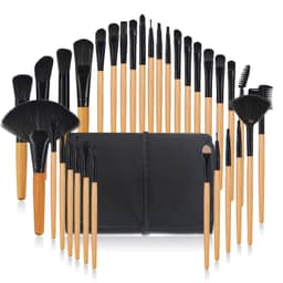 image-32Pcs Makeup Brushes Pouch Set Blending Powder Puff Professional Cosmetics Tools