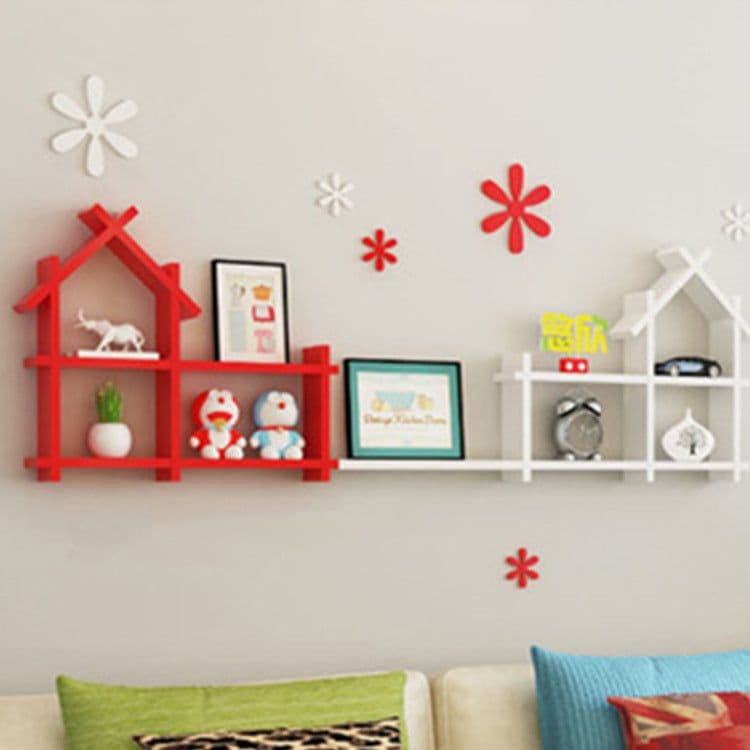 image-Children's Bookshelf Wall Shelf