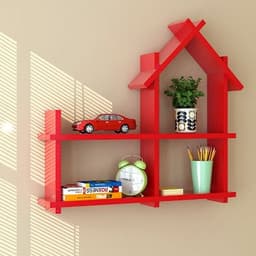 image-Children's Bookshelf Wall Shelf