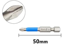 image-Anti-Slip Bit Strong Magnetic Single-Head Phillips Pozi Electric Wind Bit Screwdriver Mouth Screwdriver Head Wind Cape Electric Bit