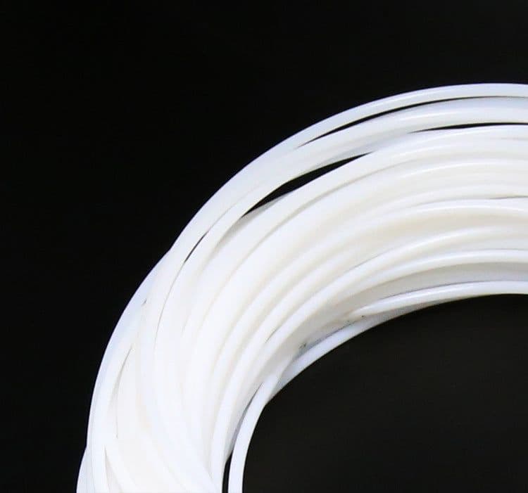 image-Teflon Tube 3D Printer Accessories Nozzle Acid And Alkali Resistant PTFE Tube PTFE Tube