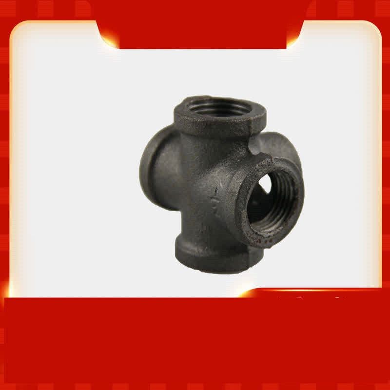image-Malleable Cast Iron Black Pipe Fittings Loft Crafts Pipe Fittings