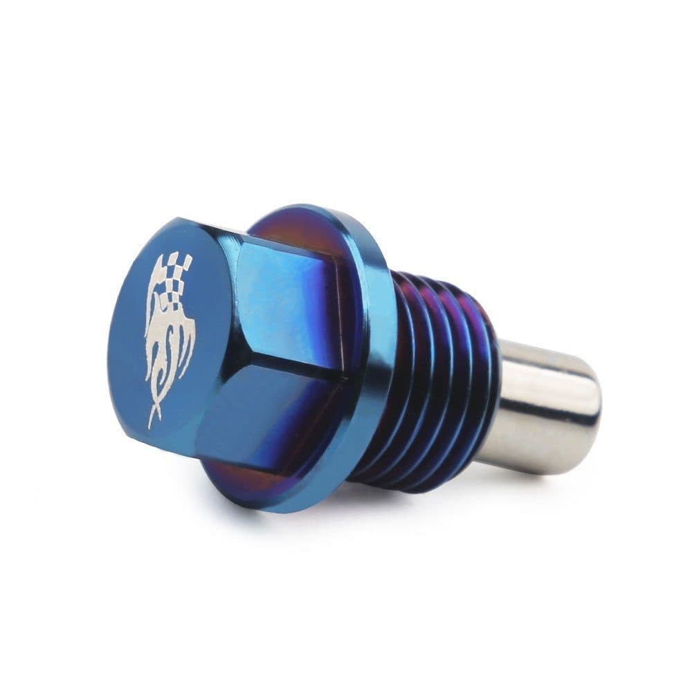 image-Titanium Alloy Magnetic Oil Pan Screw Magnetic Drain Plug Suction Iron Screw