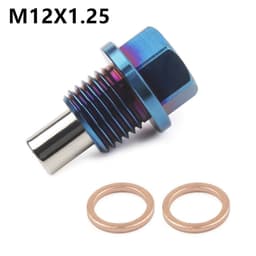 image-Titanium Alloy Magnetic Oil Pan Screw Magnetic Drain Plug Suction Iron Screw