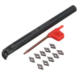 image-S12M-SDUCR07 CNC Cutter Bar 10 Purple Black DCMT0702 Blade Wrench