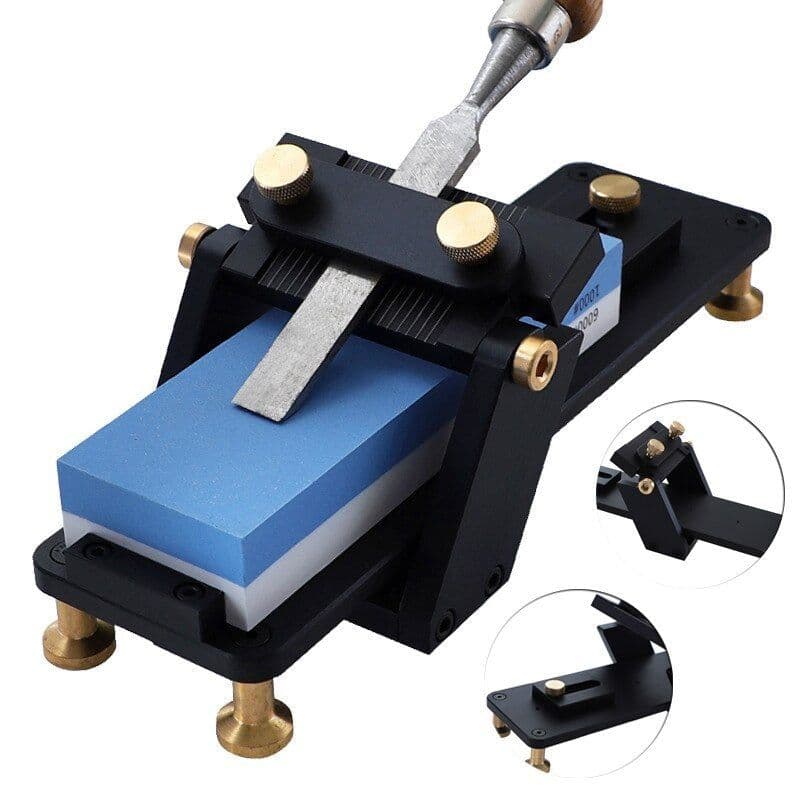 image-Sharpening Frame Aluminum Alloy Fixed Angle Sharpener Woodworking Chisel Non Slip