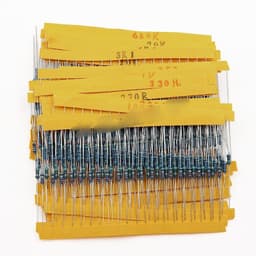 image-1-4W Five-color Ring Metal Film Resistance Pack Of 30 Values 20 Each 600pcs