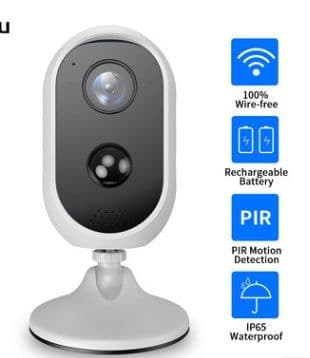 image-Battery Surveillance Camera Outdoor Waterproof Mobile Phone Remote Real-Time Viewing Hd Night Vision