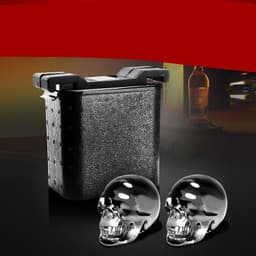 image-Whiskey Ice Cube Ice Hockey Skull Ice Box Crystal Ice Cube Ice Tray Mold