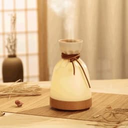 image-Wood Aromatherapy Desk Lamp Humidifier Aromatherapy Machine