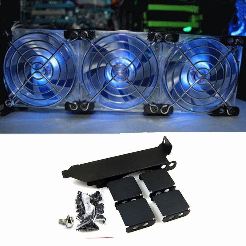 image-Graphics Card Companion Cooling Fan 8CM 9CM Fan Bracket