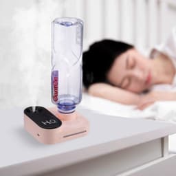 image-Mineral Water Bottle Humidifier Big Spray Wireless Rechargeable Usb Car Humidifier