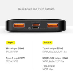 image-Power Bank Portable Charging Poverbank Mobile Phone External Battery Quick Charger Powerbank