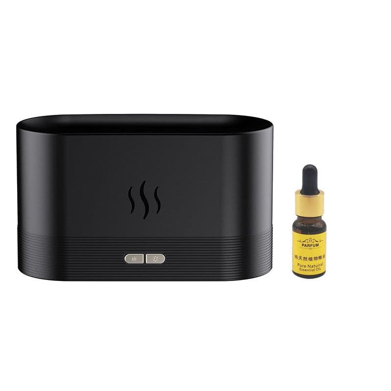 image-Drop Shipping Factory Direct Sale Fire Flame Humidifier Aroma Diffuser 2022 Air Essential Oil Ultrasonic Humidifier