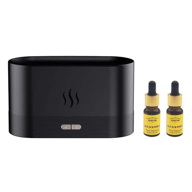 image-Drop Shipping Factory Direct Sale Fire Flame Humidifier Aroma Diffuser 2022 Air Essential Oil Ultrasonic Humidifier