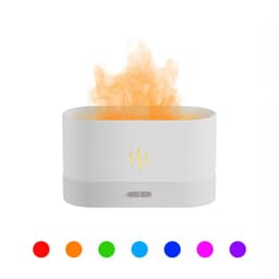image-2022 Best Selling USB Ultrasonic Flame Humidifier Led RGB Colorful Essential Oil Fire Flame Aroma Diffuser