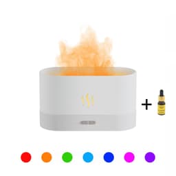 image-2022 Best Selling USB Ultrasonic Flame Humidifier Led RGB Colorful Essential Oil Fire Flame Aroma Diffuser
