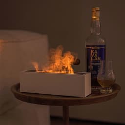 image-200ML Good-quality Modern Flame Humidifier USB Air Aroma Diffuser Ultrasonic Cool Misting Fogger For Home