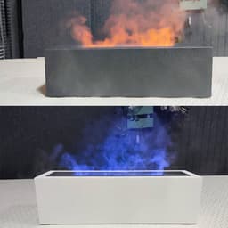 image-200ML Good-quality Modern Flame Humidifier USB Air Aroma Diffuser Ultrasonic Cool Misting Fogger For Home
