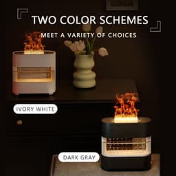 image-2024 New Products Rain Cloud Fire Humidifier Water Drip Novedades 2024 Rain Water Diffuser Fire Flame Humidifier Aroma Diffuser