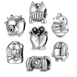 image-Hunting Series Beads 925 Sterling Silver Sterling Silver Beads Women's Bracelet Necklace Diy Accessories