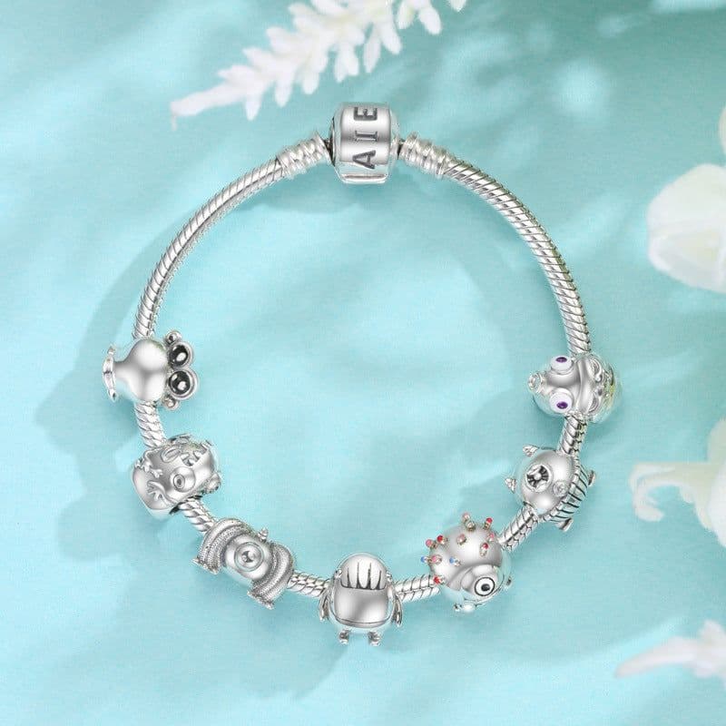 image-Hunting Series Beads 925 Sterling Silver Sterling Silver Beads Women's Bracelet Necklace Diy Accessories