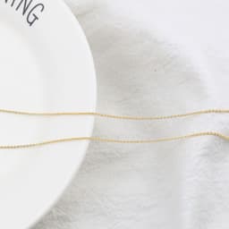 image-Color Retention 18K Gilded Chain Gold Plated Slim Chain