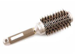 image-Hair Comb Brush Nano Hairbrush Ceramic Ion Round Barrel Comb Hairdressing Hair Salon Styling Tool
