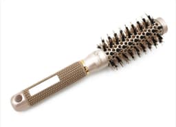 image-Hair Comb Brush Nano Hairbrush Ceramic Ion Round Barrel Comb Hairdressing Hair Salon Styling Tool