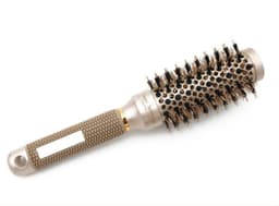 image-Hair Comb Brush Nano Hairbrush Ceramic Ion Round Barrel Comb Hairdressing Hair Salon Styling Tool