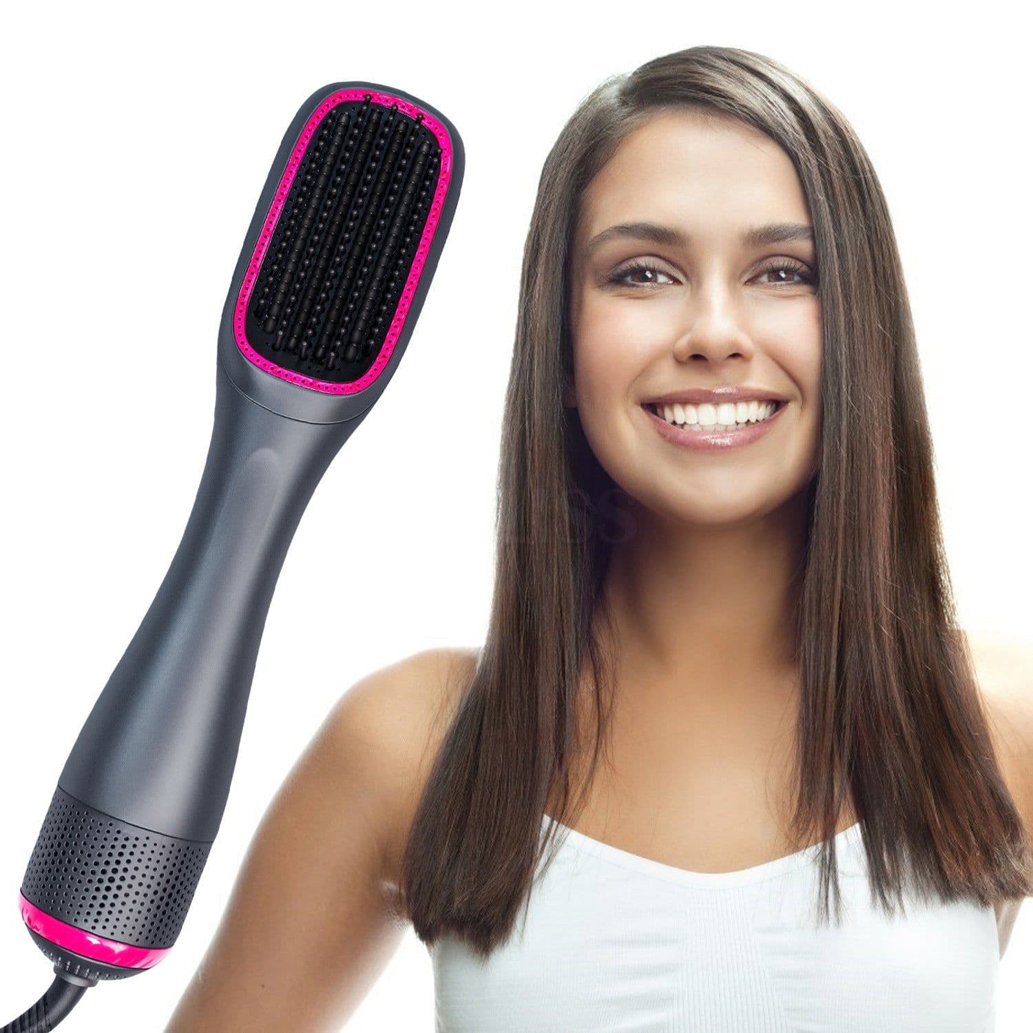 image-Curling Rod Three-in-one Hot Air Comb Hair Comb Curler Straight Hair Comb Hair Dryer