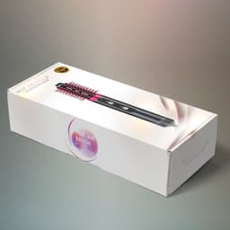 image-4 Heads Hot Air Black Cold Air Comb Hair Dryer Hair Dryer Hair Dryer Curled Iron Rotating Brush 4 In 1