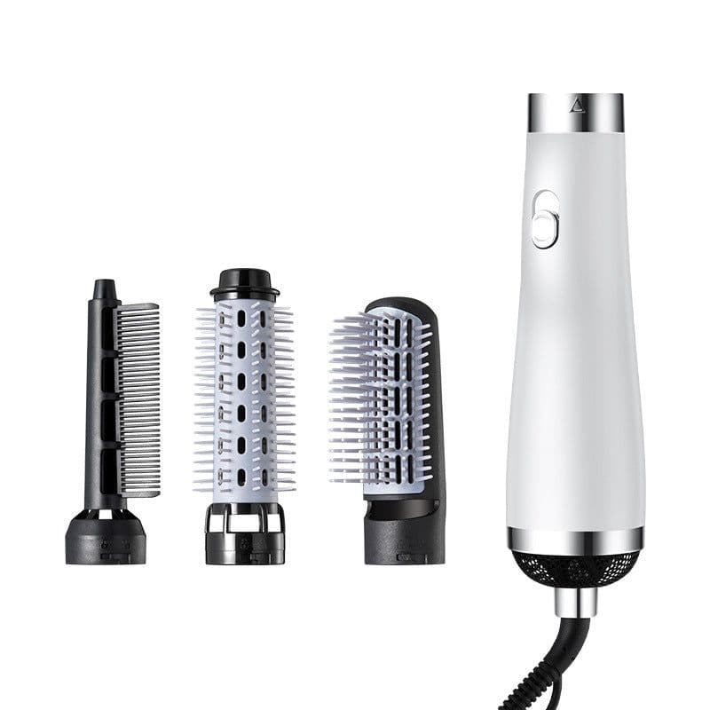image-Three-in-one Hair Dryer Change Comb Straight Hair Comb Curly Hair Comb