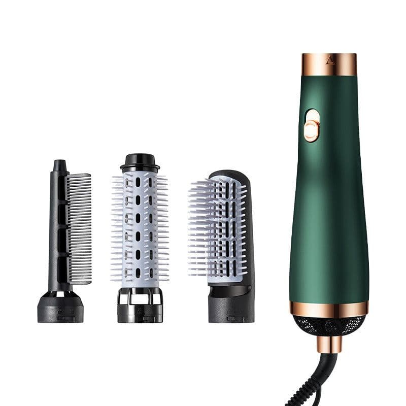 image-Three-in-one Hair Dryer Change Comb Straight Hair Comb Curly Hair Comb