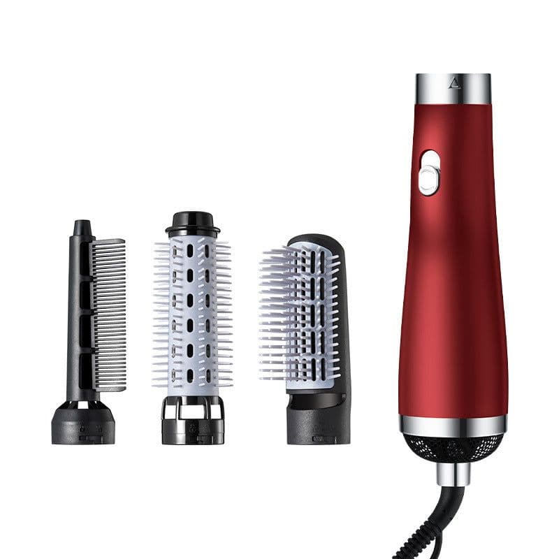 image-Three-in-one Hair Dryer Change Comb Straight Hair Comb Curly Hair Comb