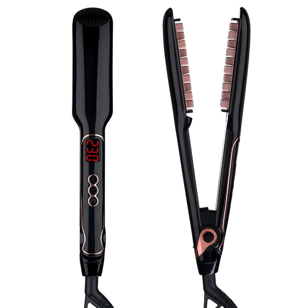 image-Hairdressing Tools Fluffy Hair Straightener Styling Hair Straightener