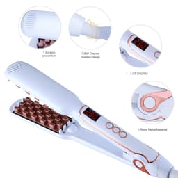 image-Hairdressing Tools Fluffy Hair Straightener Styling Hair Straightener