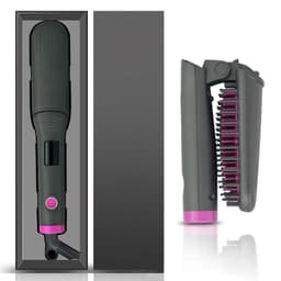 image-Hair Straightener, Curly Hair, Wet And Dry, Lazy Portable Negative Ion Straightener